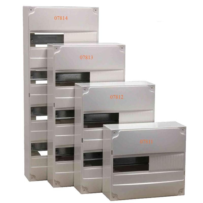 Coffret 3x13 modules résidentiel - Digital Electric - bornier Ph/Neutre/Terre - Rail Din et obturateur inclus_0