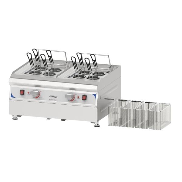 Cuiseur à pâtes professionnel Casselin - 2 x 9 L - Acier inoxydable - 6600 W / 400V_0
