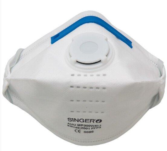 Demi masque pliable valve FFP3 (bte 20 pièces)_0