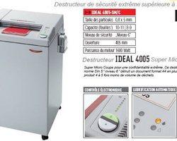 Destructeur de document ideal 4005 smc_0