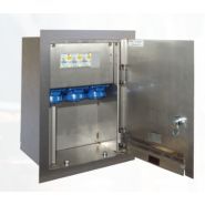 Flubox - borne de distribution d'énergie fixe - Escaflux - inox 316L épaisseur 2 mm avec prises et disjoncteurs intégrés_0