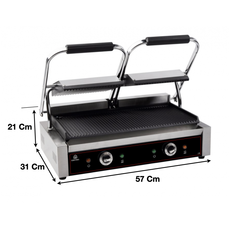 Grill à panini double - PG2SA_0