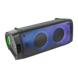 Ibiza Sound Enceinte De 300w - Ibiza - Phantom - Avec Bluetooth, Usb, Micro Sd, Télécommande Et Leds Sur La Façade Avant - Noir - 5420047140821_0