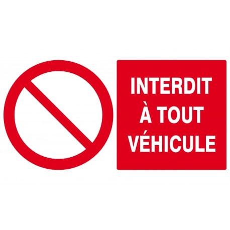 Interdit a tout vehicule 330x200mm TALIAPLAST | 621212_0