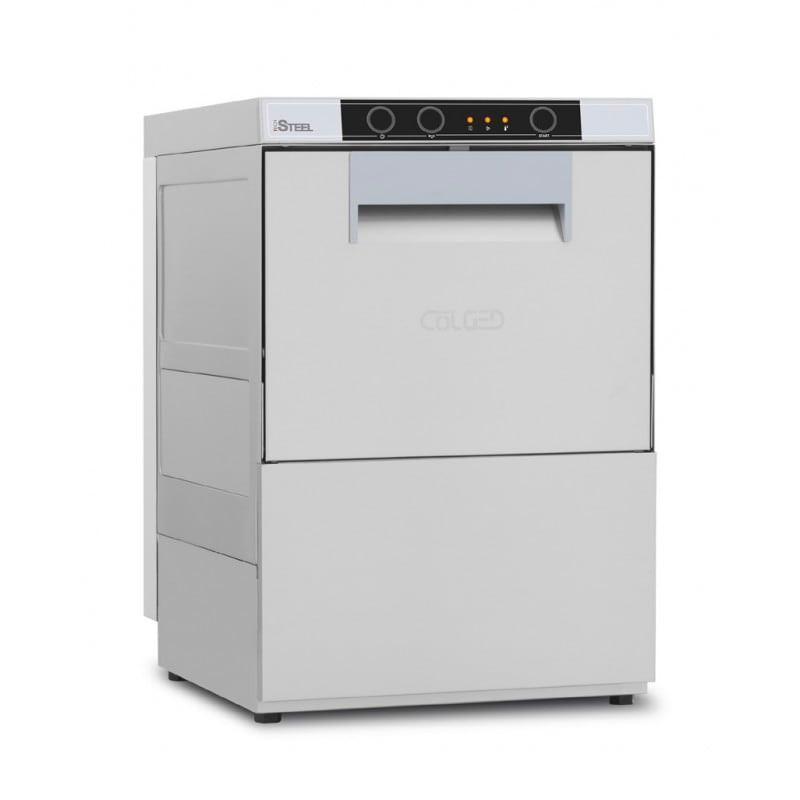 Lave-verres COLGED - panier 390 x 390 mm - inox AISI 304 avec bras de lavage et rinçage_0