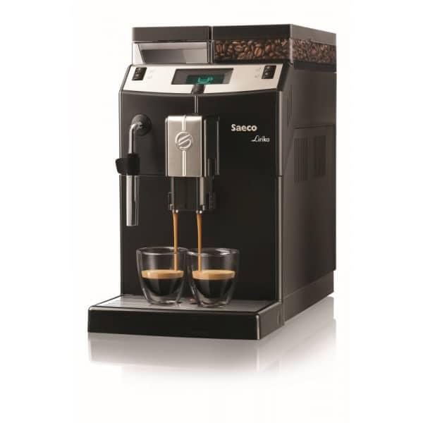 Machine à café automatique SAECO Lirika Black - Petit CHR - Réservoir 2.5L - Bac à café grains 500g_0