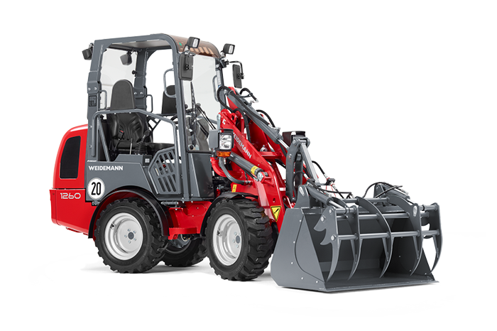 Mini-chargeuse multifonctions 2.08t - Weidemann 1260 - compacte et haute performance_0