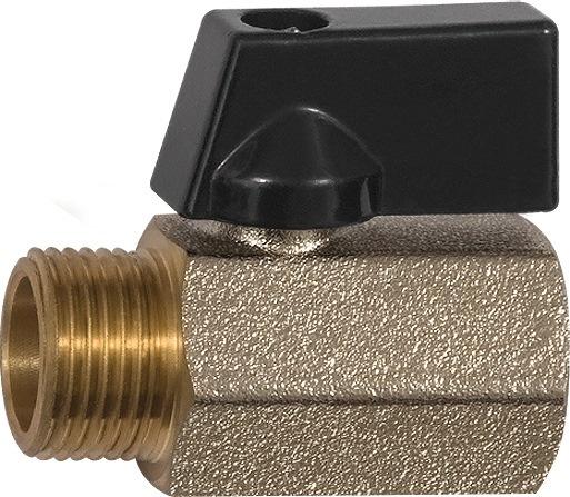 Mini-robinet à  boisseau sphérique VALUE LINE 13 mm 1/2 filetage intérieur/extérieur DN 10 mm RIEGLER_0