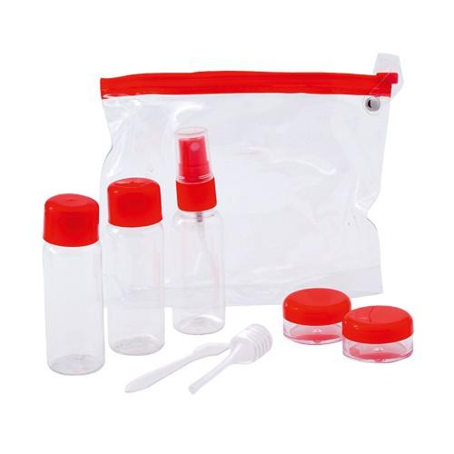 Nécessaire de voyage publicitaire Seven - PVC avec 7 accessoires_0