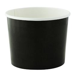 Packnwood FHC - 500Pcs - Pot carton noir chaud et froid - H70mm 320ml - noir en carton 210POC320N_0