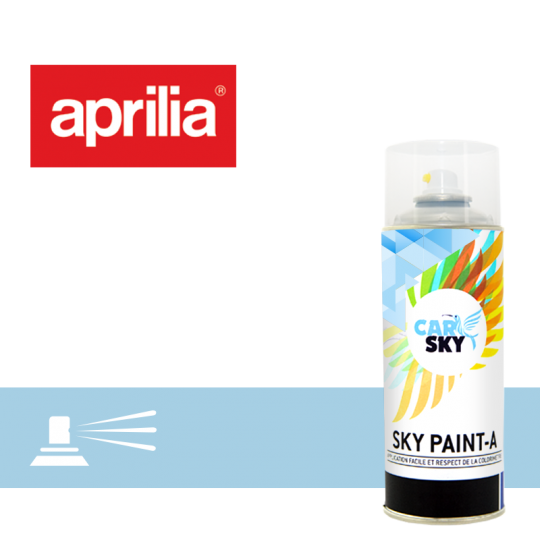 Peinture aérosol pour carrosserie auto 400ml - Marque Aprilia Moto - Référence APR211720000_0