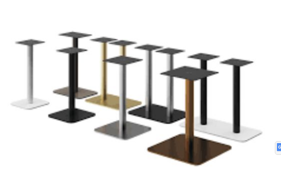 Piétements - Métal, Epoxy au choix, Dimensions différentes - Dubaï soft_0