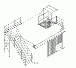 Mezzanine de stockage grandes portées pour créer de nouvelles surfaces de stockage dans vos entrepôts_0