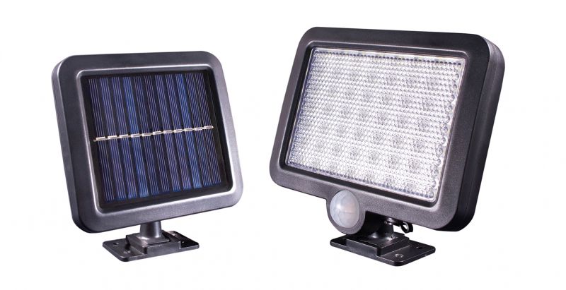 Projecteur LED solaire - Tibelec - 3W - 380LM avec détecteur infrarouge - réf. 71111020_0