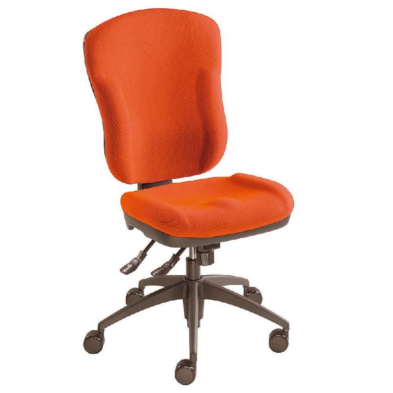 TOPSTAR SIÈGE DE BUREAU SACHA - TISSU REMBOURRÉ - DOSSIER ORANGE - ASSISE