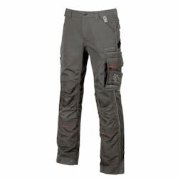 U-Power - Pantalon de travail gris clair DRIFT Gris Clair Taille 56 - 56 gris 8033546189252_0