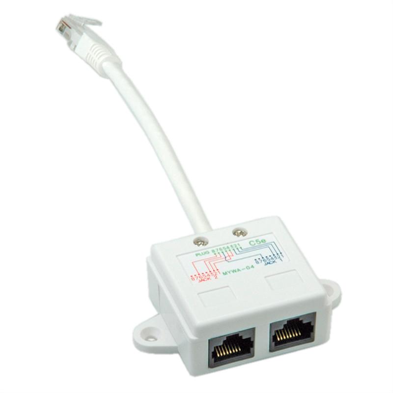 VALUE Adaptateur modulaire en T, UTP_0