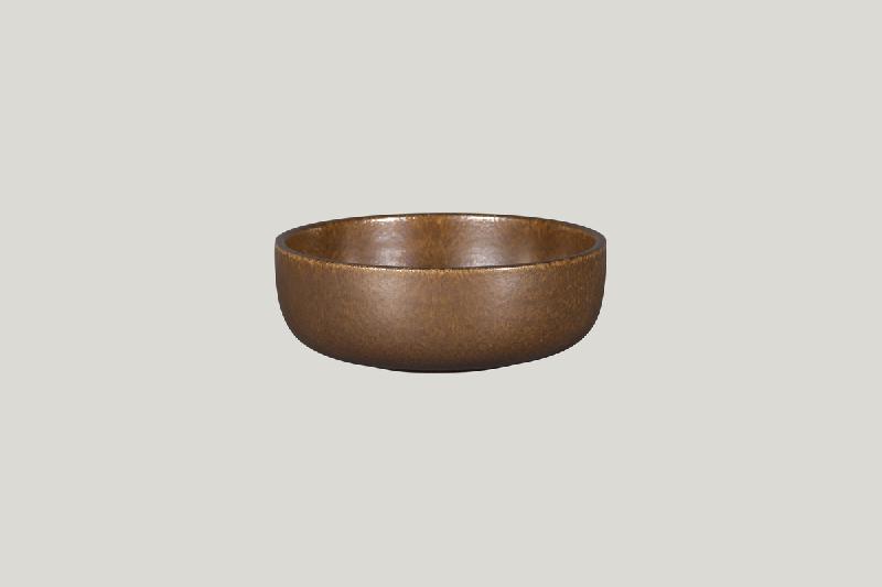 BOL ROND BRONZE PORCELAINE Ø 16 CM RAKSTONE EASE
