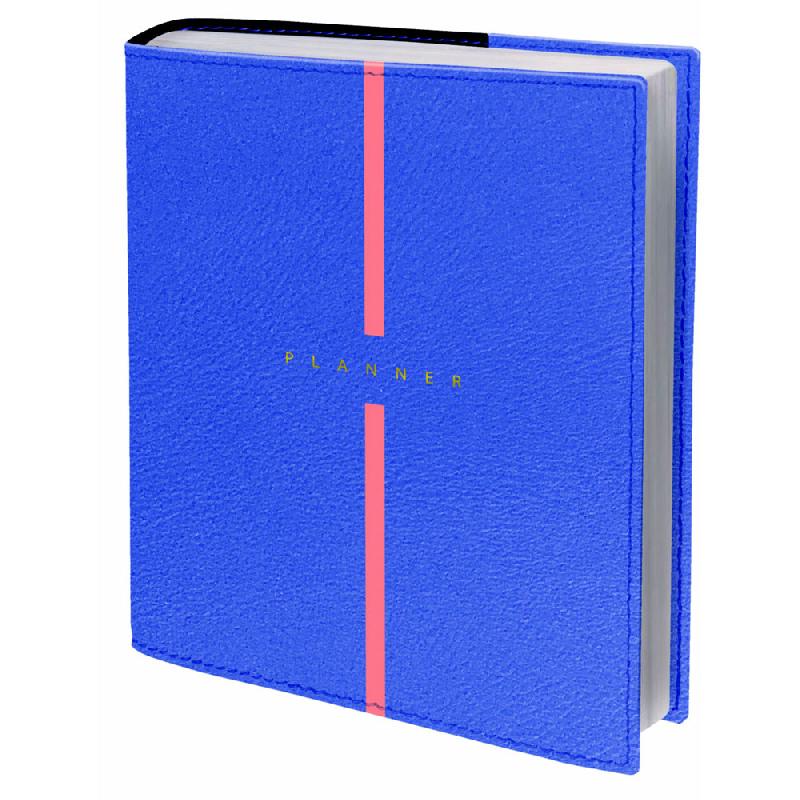 AGENDA JOURNALIER PLAN QUO VADIS BILLY - 16 X 16 CM - BLEU LAVANDE - SEPTEMBRE 2023 A DECEMBRE 2024