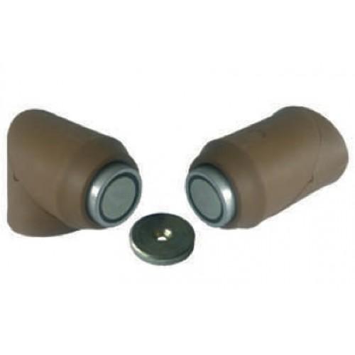 BUTOIR MAGNÉTIQUE RÉVERSIBLE - FORCE 20 KG - GRIS MONIN