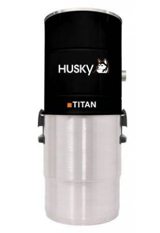 Aspiration centralisée Husky Titan - ultra-puissant, hybride, filtre HEPA 11, cuve 43,2L_0