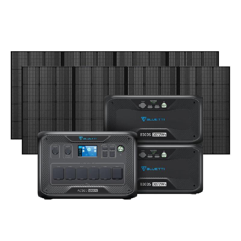 BLUETTI AC500 + 2*B300S + 3*PV350 Groupe électrogène solaire_0