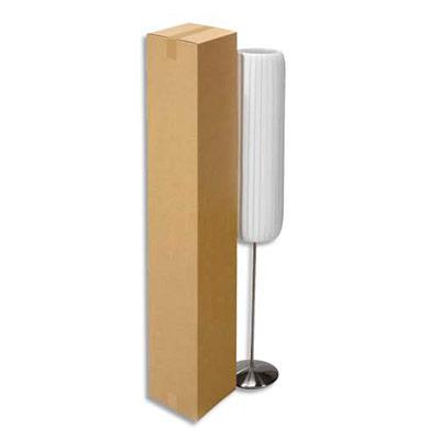 BOÎTE D'EXPEDITION LONGUE EN CARTON BRUN - 100 X 15 X 15 CM - LOT DE 15