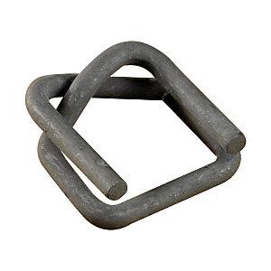 BOUCLE FEUILLARD AUTOBLOQUANTE ACIER ANTIGLISSE