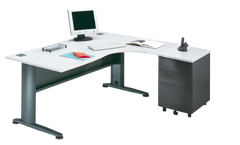 Bureau D Angle Blanc Avec Retour A Droite Et Caisson L1600 Comparer Les Prix De Bureau D Angle Blanc Avec Retour A Droite Et Caisson L1600 Sur Hellopro Fr