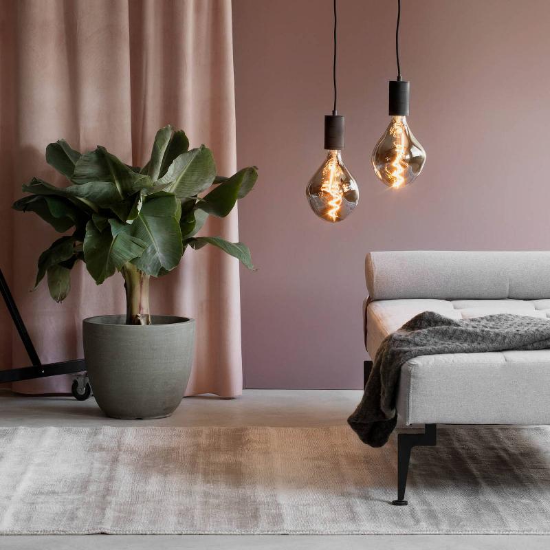 CALEX ORGANIC EVO AMPOULE LED E27 6W À INTENSITÉ VARIABLE TITANE