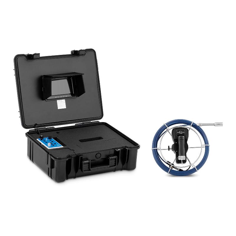 Caméra inspection canalisation - 30 m - 12 LED - Écran couleur IPS 7 pouces - Batterie rechargeable - IP68 - 14_0005481_0
