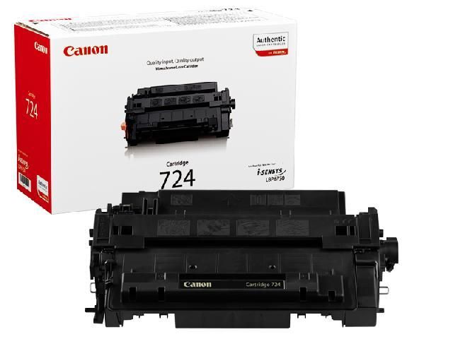TONER LASER CANON 724  NOIR