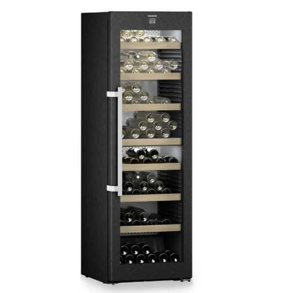 Cave à vin professionnelle multizones Noir - Porte vitrée - 155 bouteilles | Liebherr - WPbsi 5252 Vinidor_0