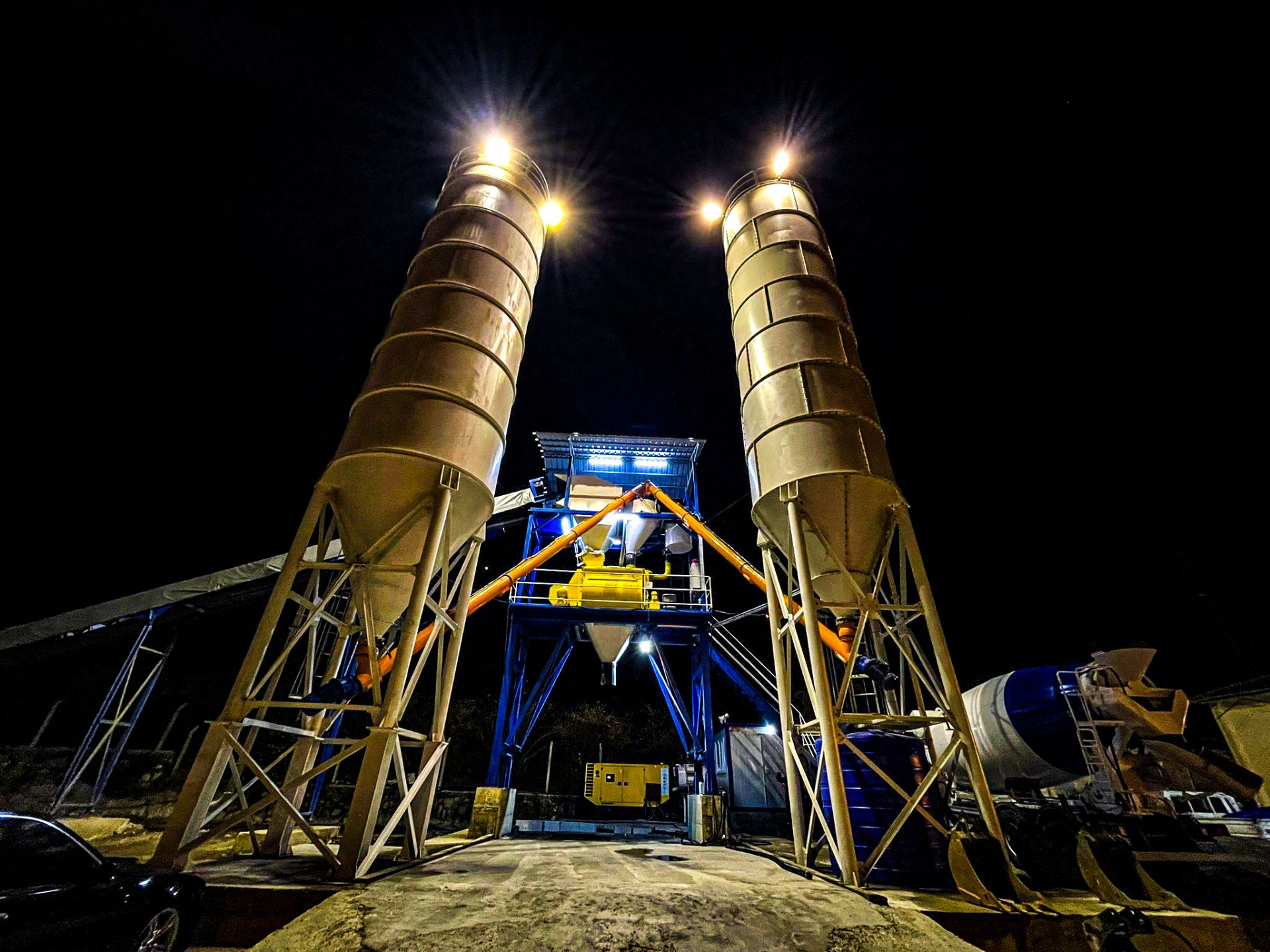 Centrale à béton fixe 90 m³ – Idéale pour vos chantiers_0