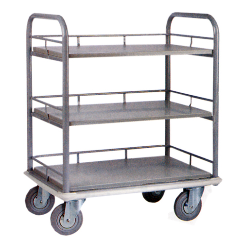 Chariot renforcé 3 plateaux - Réf CRSP-2 - BIOLAB - Charge 300 kg - Grande surface de dépose_0