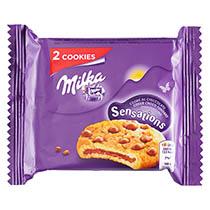 COOKIE MILKA SENSATION - FORMAT POCKET 52 G - LOT DE 24