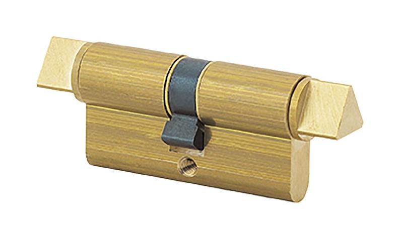 CYLINDRE EUROPÉEN POMPIER LONGUEUR 30X30MM ET TRIANGLE DE 14MM LAITON - COUILLET - TE14053932