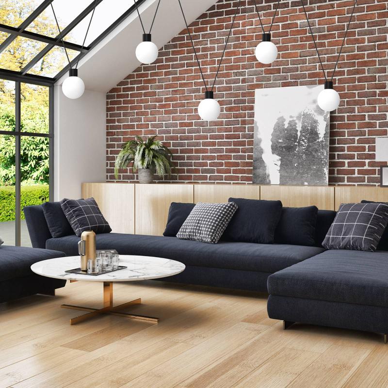 EKO-LIGHT SUSPENSION CAPRI AVEC ABAT-JOUR ROND, À 1 LAMPE