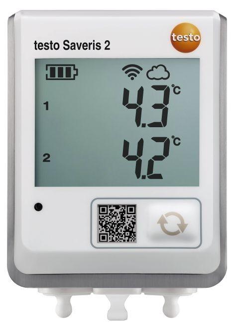 Enregistreur de données WiFi avec écran - 2 raccords pour sondes de température CTN - Testo Saveris 2 T2_0