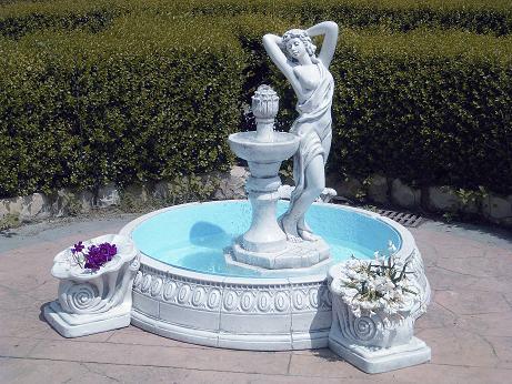 Fontaine de jardin d'extérieur avec bac - Réf 14344 - Diamètre 160 cm - Hauteur 154 cm - 520 kg_0
