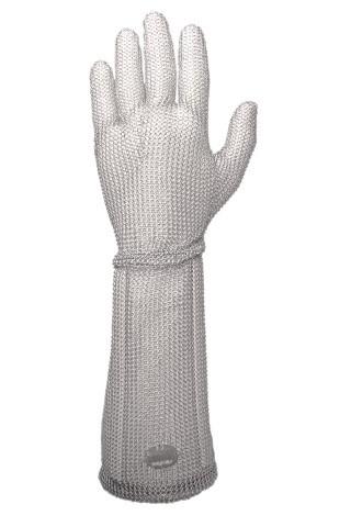 Gants ambidextre manchette longue cotte de maille inox agro-alimentaire NIROFLEX FIX - GCMFXINX-NR02/ML_0