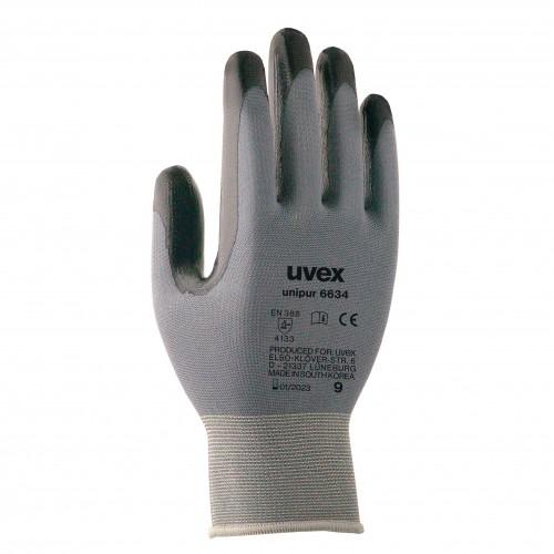 GANTS DE PROTECTION IMPERMÉABLES - 10 PAIRES - UNIPUR 6634 - TAILLE 10 UVEX