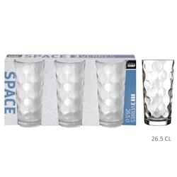 Lot de 8 Verres à Eau Space x3 Maitre Chef - VERRSP044_8_0