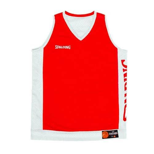 MAILLOT BASKET RÉVERSIBLE - SPALDING - ROUGE BLANC