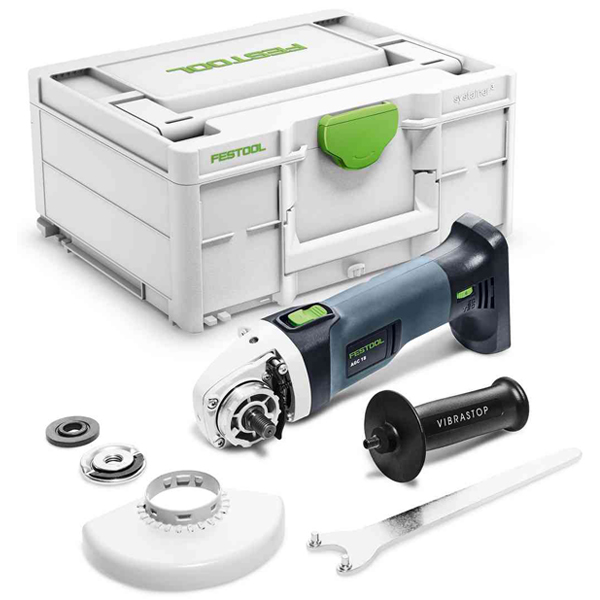 MEULEUSE D'ANGLE FESTOOL AGC 18-125 EB-BASIC Ø125 S/BATTERIE NI CHARGEUR