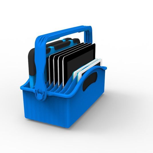 Montab20v - Chariot multimédia Euromedia - Pré-équipé Wifi avec R4 Connect - Capacité : Plus de 20 appareils_1