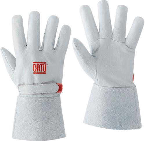 Paire de sur-gants de travail en cuir siliconé - EN/CEI 388, EN420 - CATCG-981_0