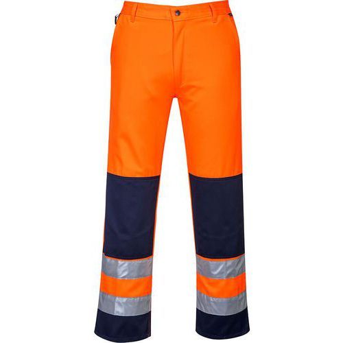 PANTALON HAUTE-VISIBILITÉ SÉVILLE TX71 BLEU/ORANGE XXL - PORTWEST