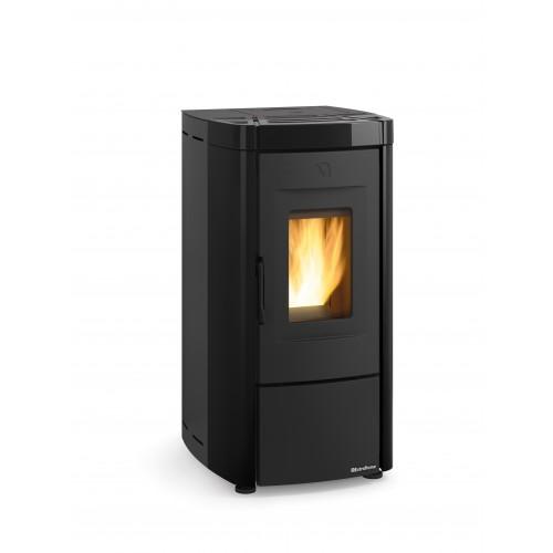 POÊLE À GRANULÉS ÉTANCHE - 7 KW - RÉSERVOIR 11KG - NOIR - MOIRA EVO LA NORDICA EXTRAFLAME