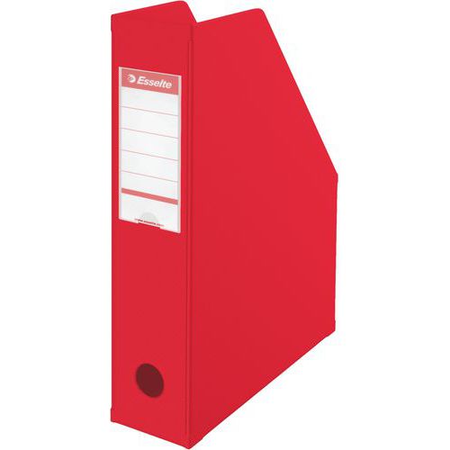 PORTE-REVUES ESSELTE VIVIDA PVC A4/70 MM VIVIDA ROUGE